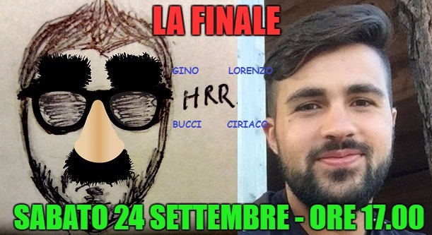 SABATO 24 SETTEMBRE – LA FINALE: BUCCI VS. CIRIACO