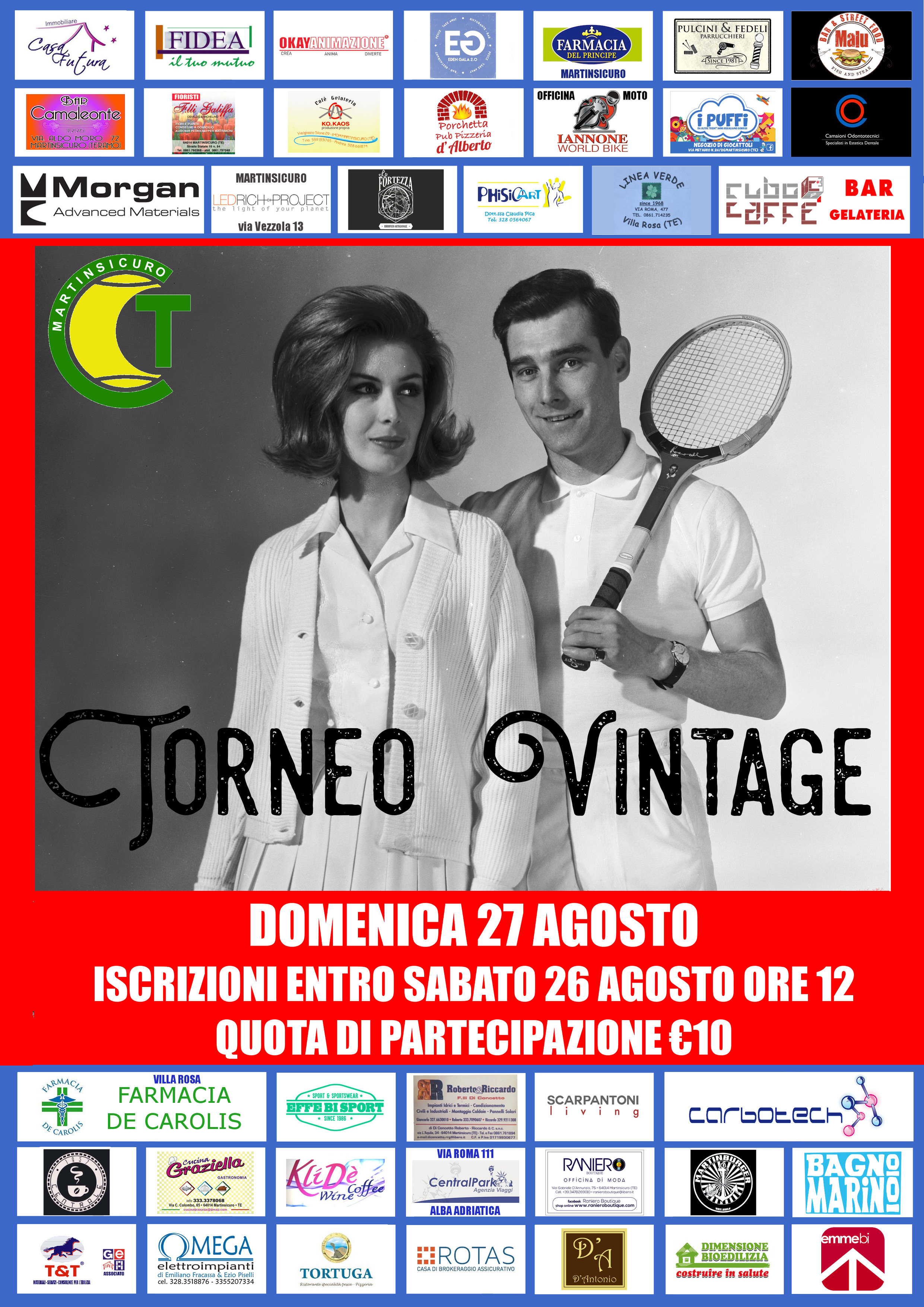 Domenica 27 agosto torneo VIntage